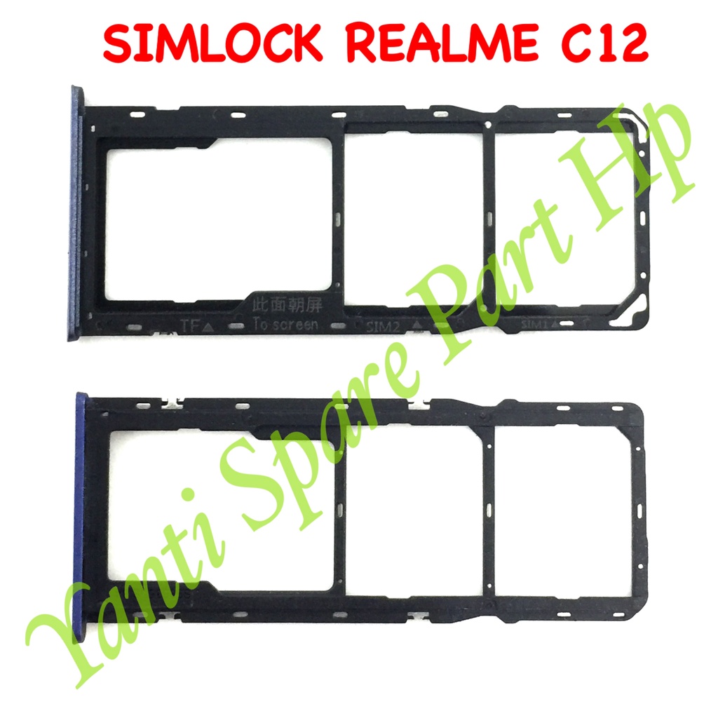 Simtray Sim Lock Realme C12 Original Terlaris New