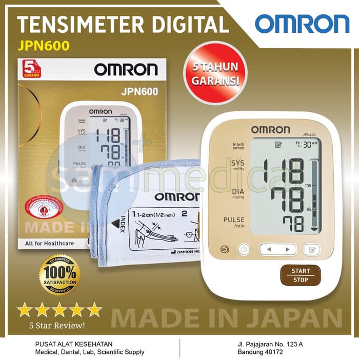 Promo Alkes - OMRON JPN600 Tensimeter Digital   Alat Tekanan Darah   Tensi Digital