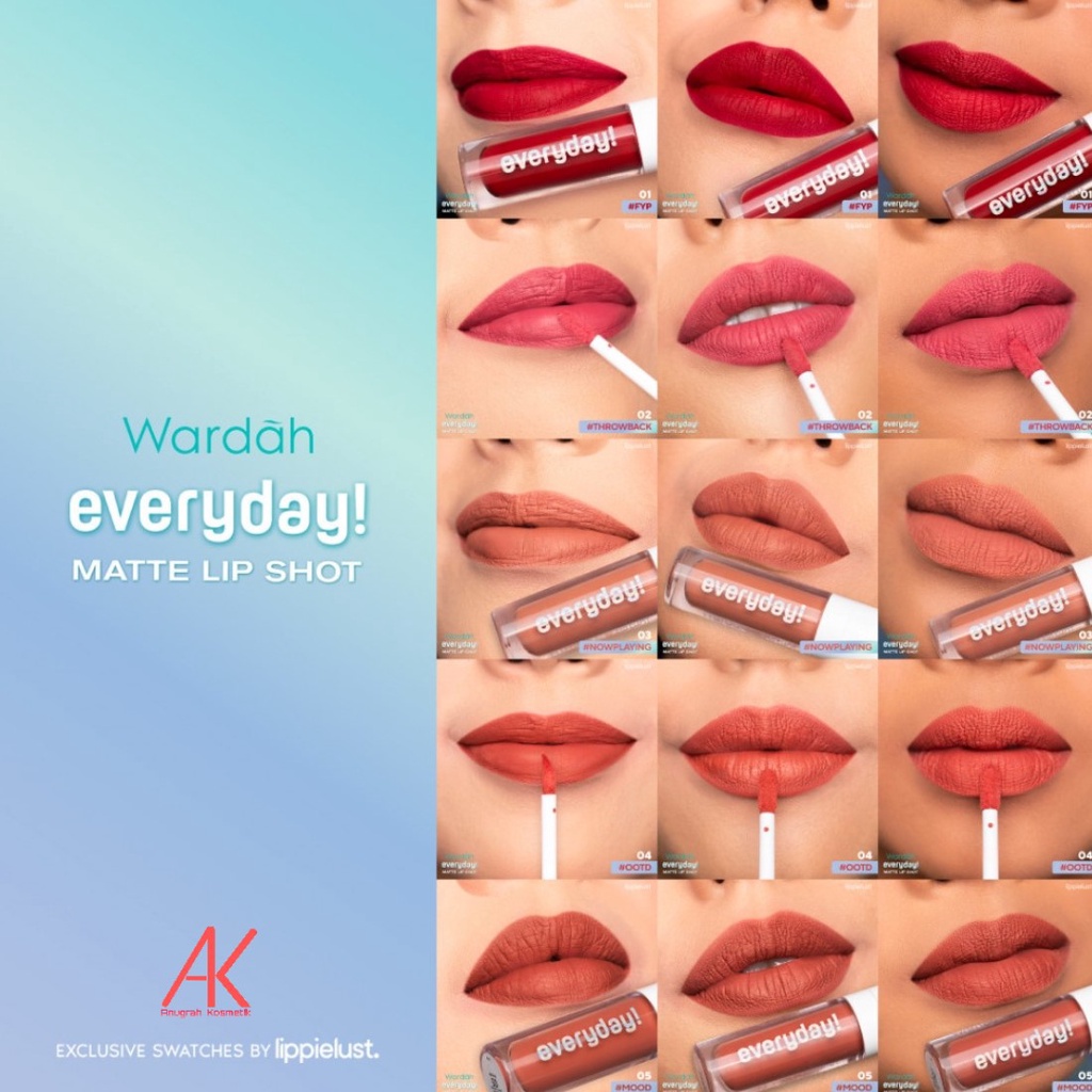 Wardah Everyday! Matte Lip Shot Lipcream [Lipstik] [Lipcream]