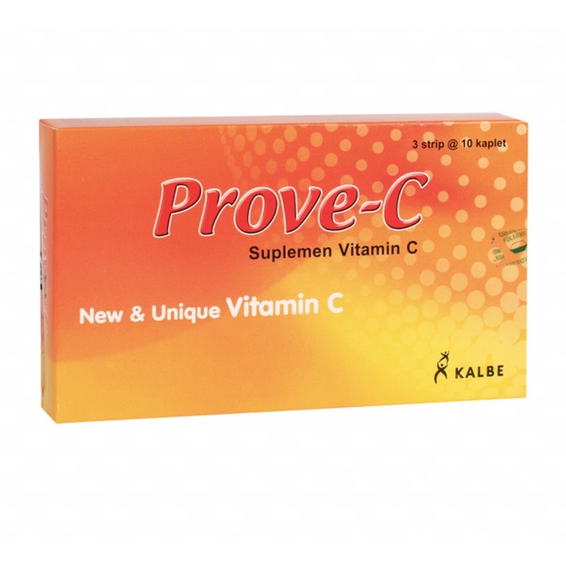 Prove C box 30 tablet ( memenuhi kebutuhan vitamin C harian )