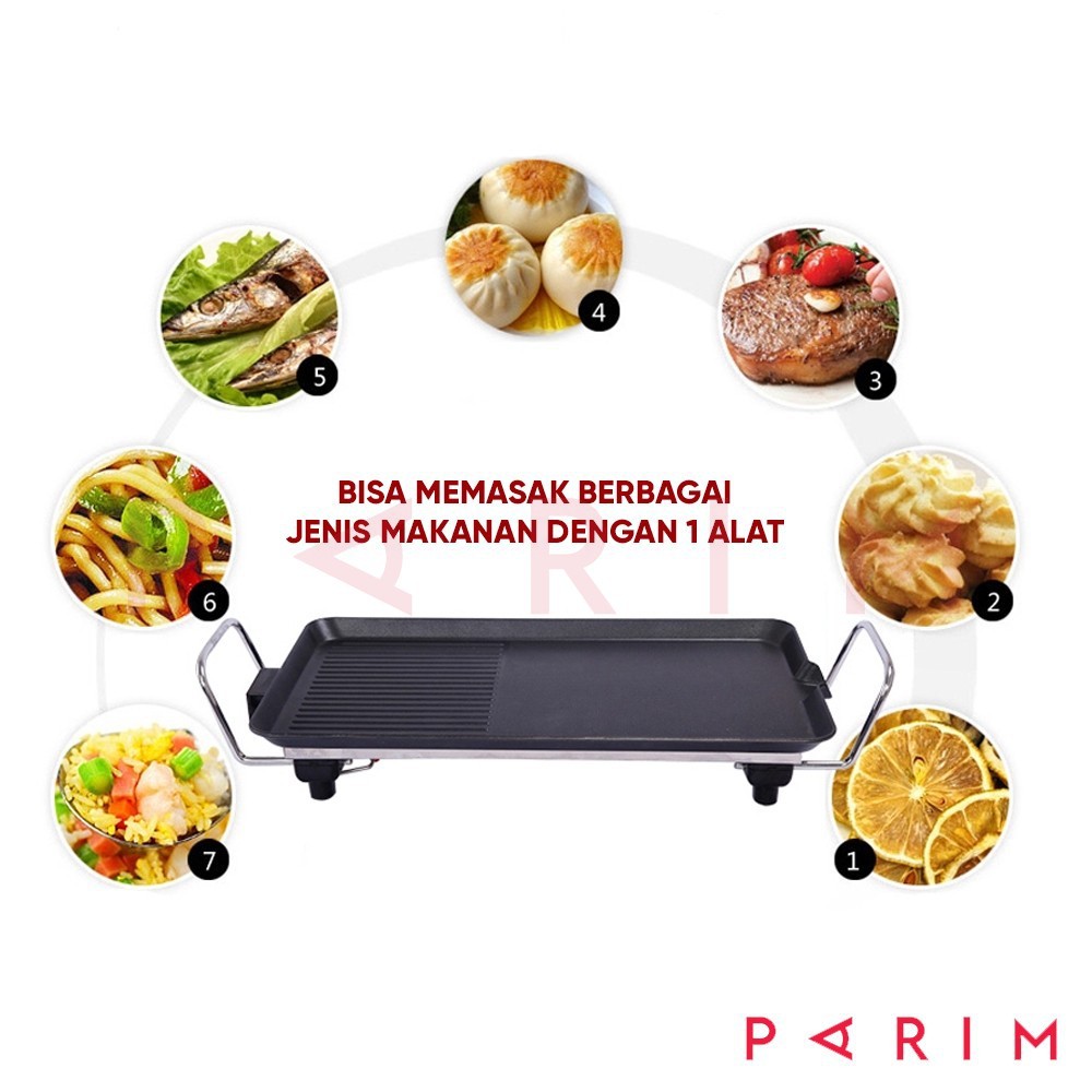 Alat panggang daging / Shabu , BBQ elektrik Pemanggang listrik Yakiniku Grill Pan YK DESIGN YK-816