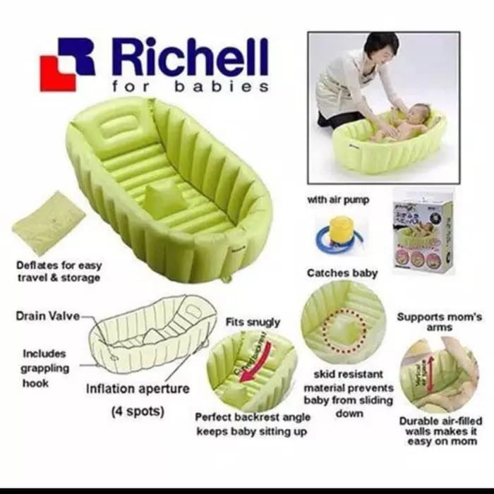 Richell Soft Baby Bath Tub - Bak Mandi