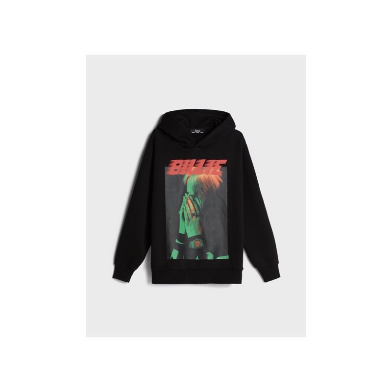 ORIGINAL Bershka x BILLIE EILISH Hoodie Black