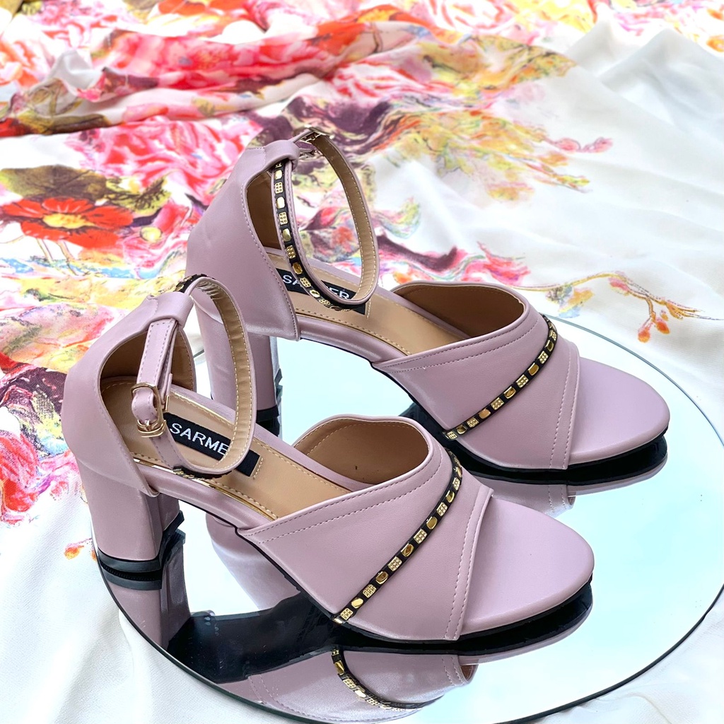 SARMER - JOANNA HEELS PURPLE