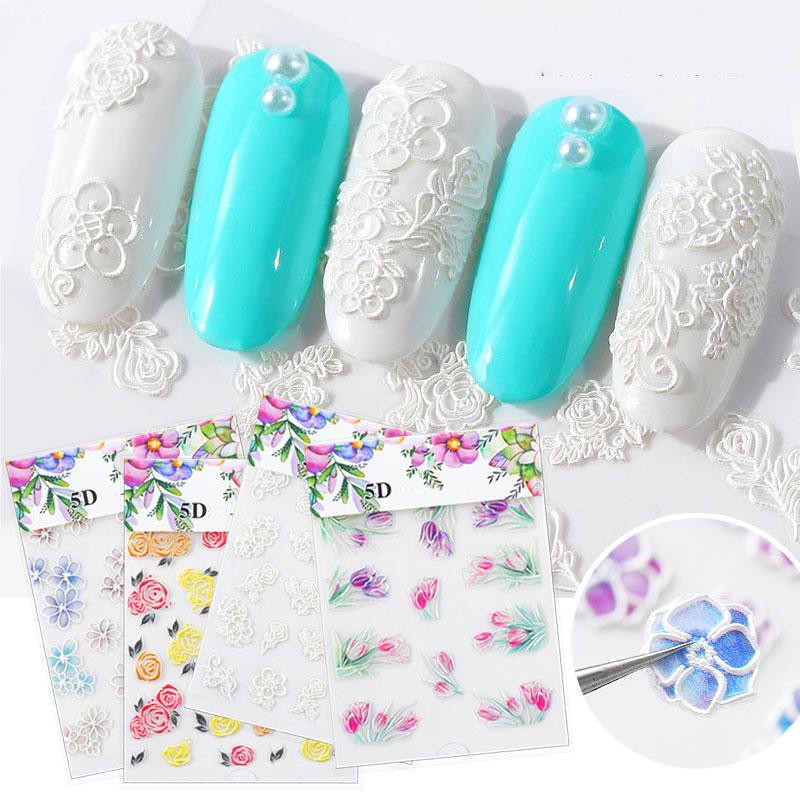 Stiker Kuku 3D High Quality 5D Nail Stickers