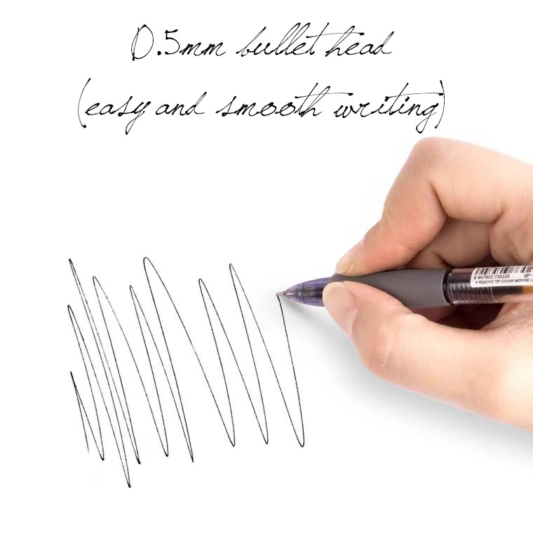 [THE UNIVERSE] Pulpen Mekanik Gel 0.5mm Cetek Pena Cair Murah Gel Pen Mechanical Pen - ST019