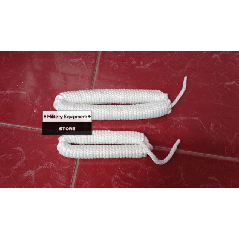 TALI PRAMUKA WARNA PUTIH PANJANG 5 METER - 10 METER