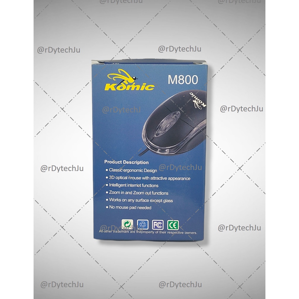 Mouse Komic M800 USB / Mouse PC / Mouse Komputer / Mouse Laptop