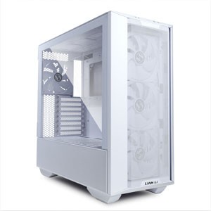 Casing LIAN LI LANCOOL III - WHITE - LEFT &amp; RIGHT TEMPERED GLASS