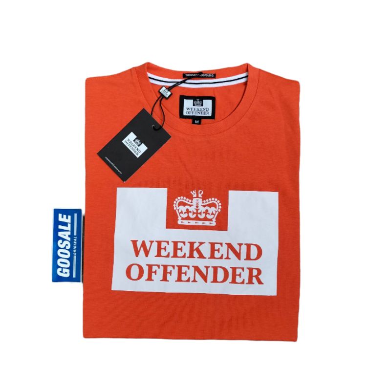 T-SHIRT WEEKEND OFFENDER BRIGHT ORANGE ORIGINAL