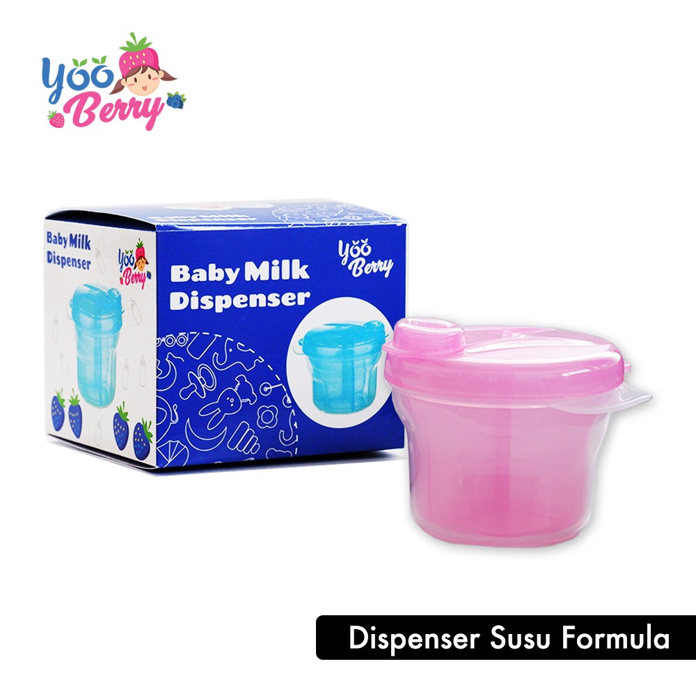 YooBerry Milk Powder Dispenser Susu Formula Bayi Tempat Kontainer Snack Susu Buah Berry Mart