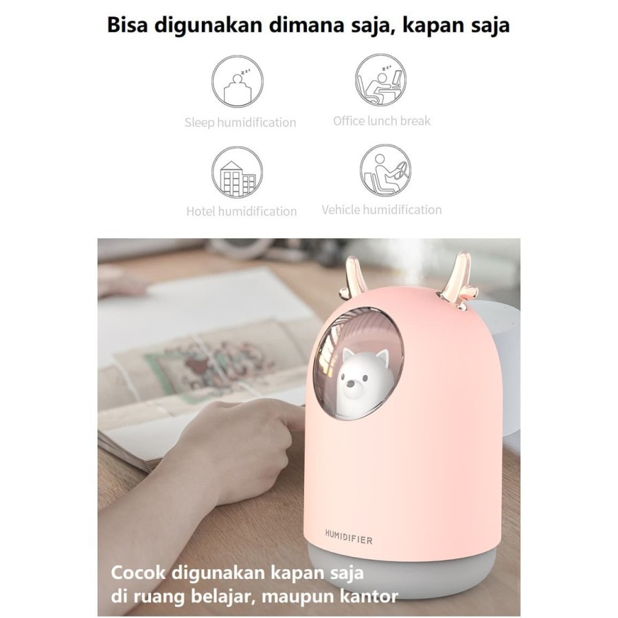 MURAAHH !!  Humidifier Diffuser Aroma Diffuser 300ML Oil Diffuser Aroma Terapi Pengharum Ruangan