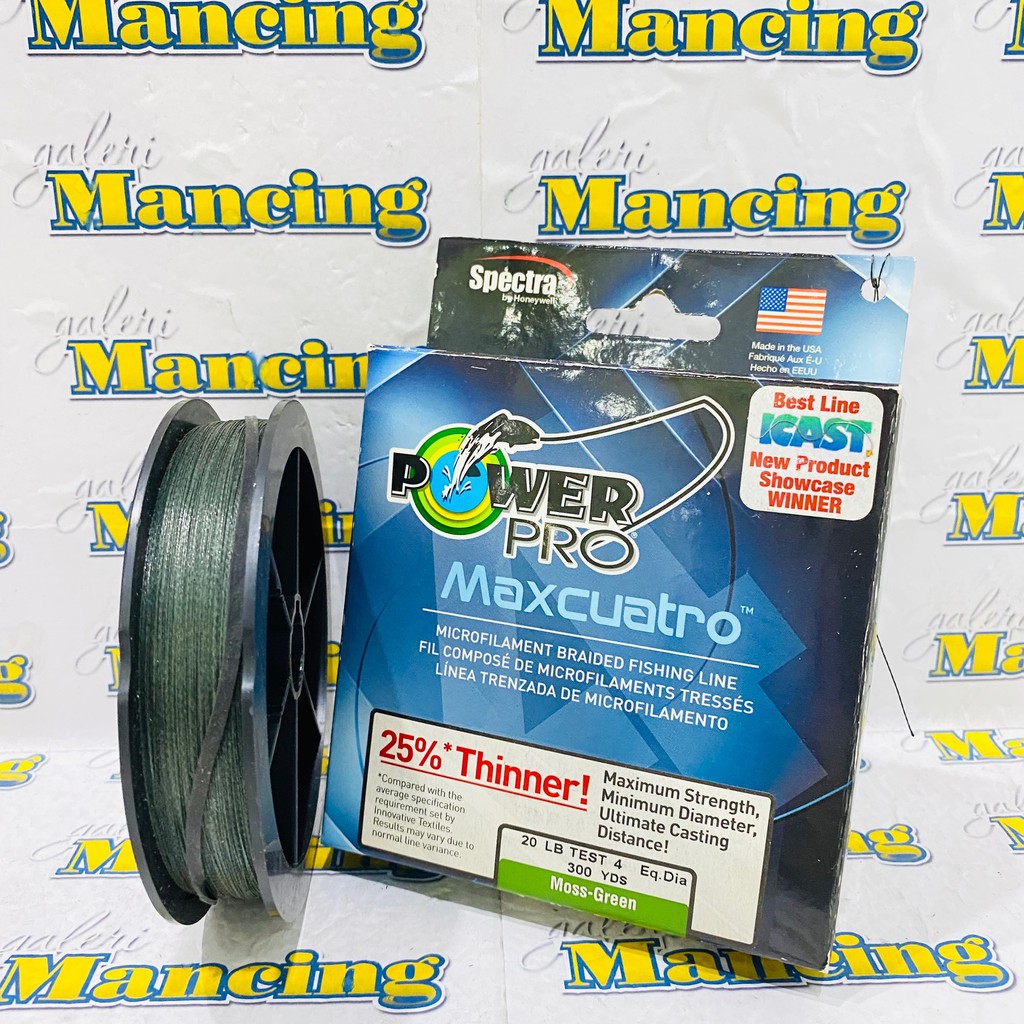 SENAR PANCING PE POWER PRO MACUATRO 300YDS SIZE #20LB - #30LB - #40LB