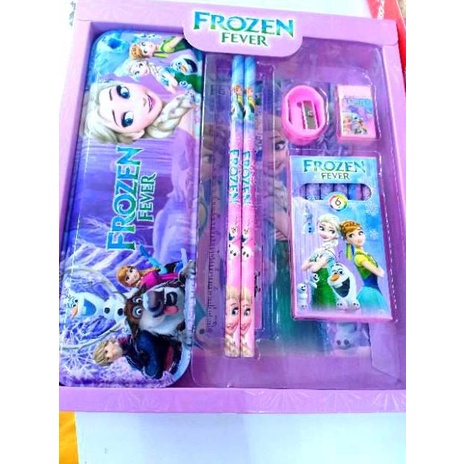 

BIG DISKON Kotak pensil set crayon / Alat tulis sekolah / stationary set / ATK karakter / pony /Spiderman / princess / minion ✦ 890