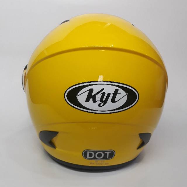 Helm KYT 2 VISION KUNING/Crimsone Yellow Paket Ganteng