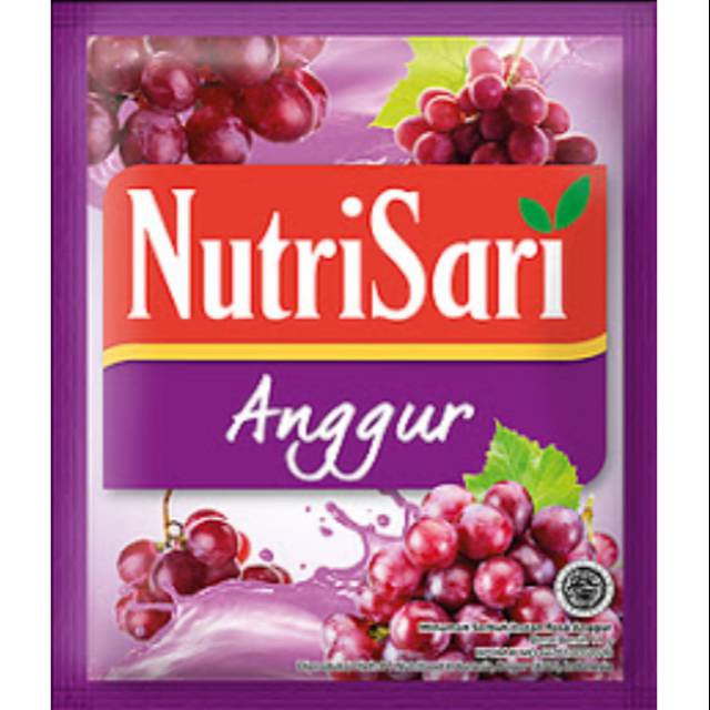 

Minuman nutrisari anggur isi 10 (PCS) - sayurbunda
