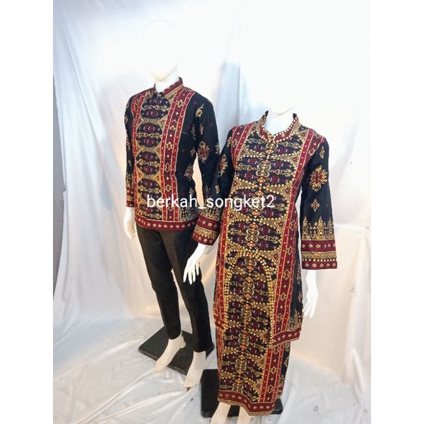 Original Couple Songket Khas Palembang Bahan Super Premium