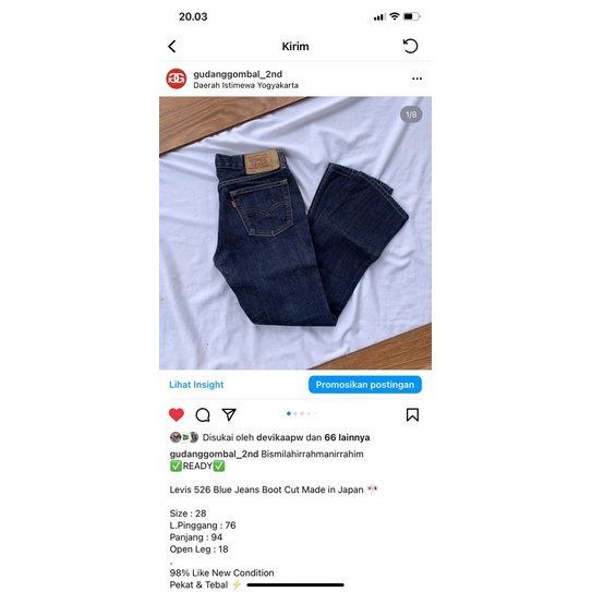 Levis Bootcut