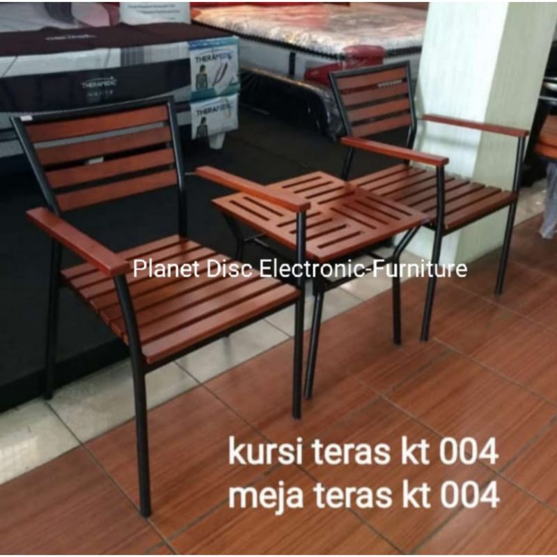 Kursi Taman Kursi Teras Kursi kayu solid Meja teras Kursi santai