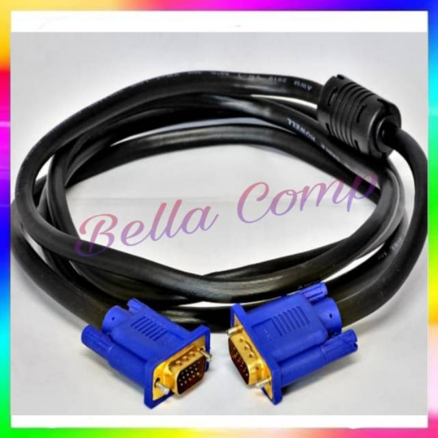 KABEL VGA 1.5 M HIGH QUALITY (GOLD PLATED) / VGA 1.5 METER / VGA 1.5 M