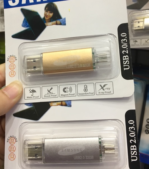 【Shero】flashdisk otg + usb samsung 4gb / 8gb / 16gb / 32gb / 64gb