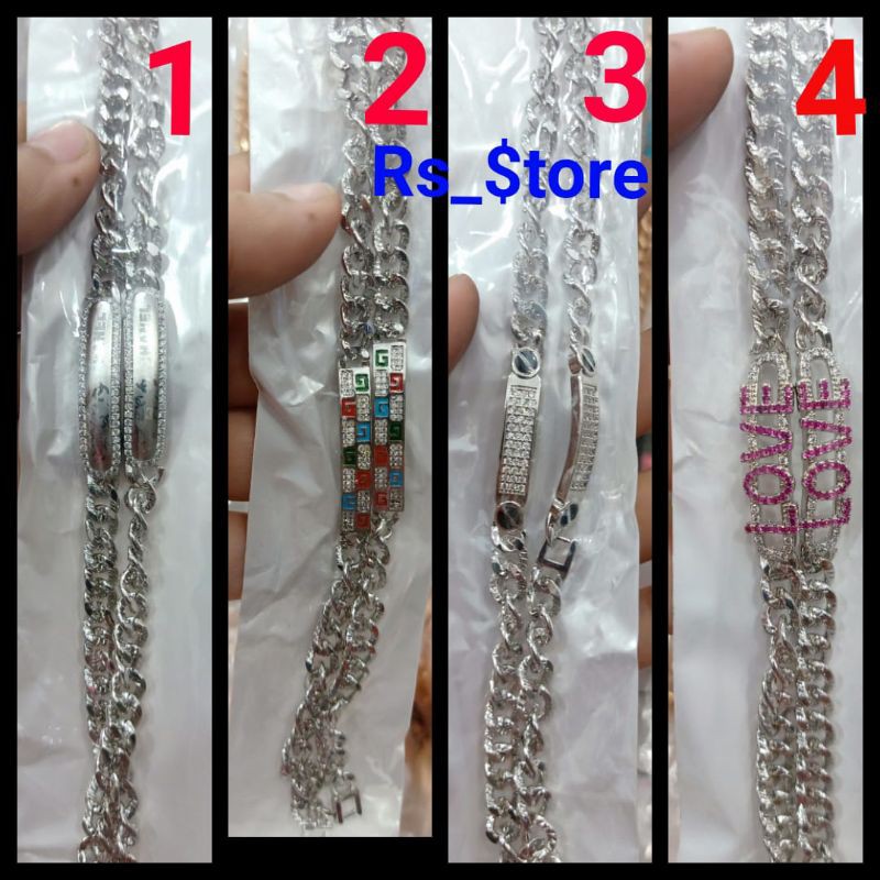 gelang rantai permata xuping silver