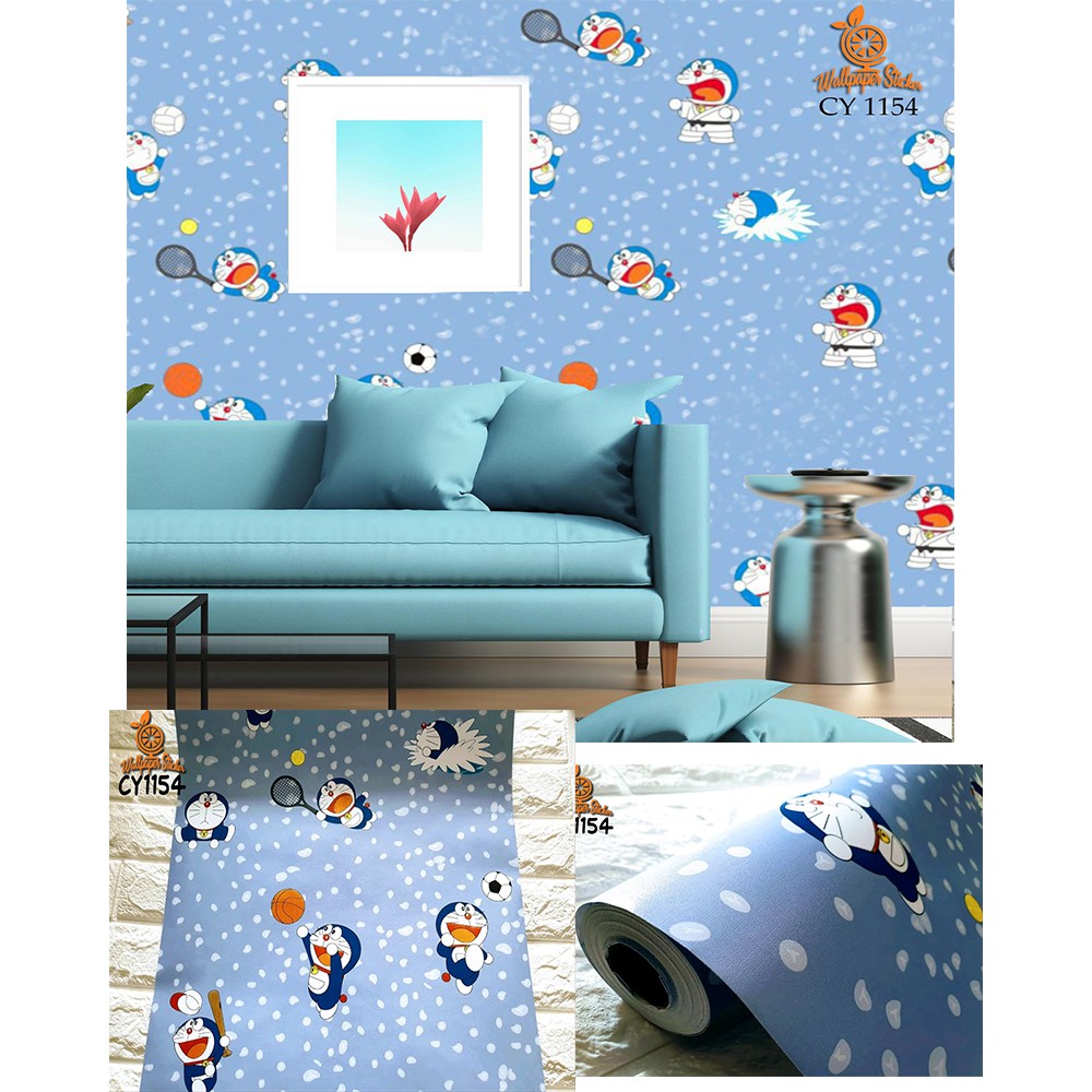 [BISA COD] Wallpaper Dinding Sticker Premium Size 45cm x 10meter CY1154