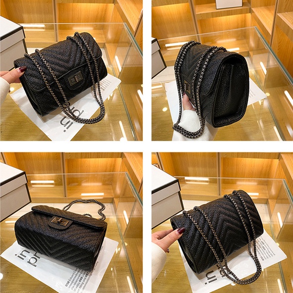 BJ43473 - BLACK - TAS WANITA FASHION IMPORT MODIS ELEGAN TERMURAH TERLARIS TERBARU BAGSTORE JAKARTA TAS BATAM BQ3473