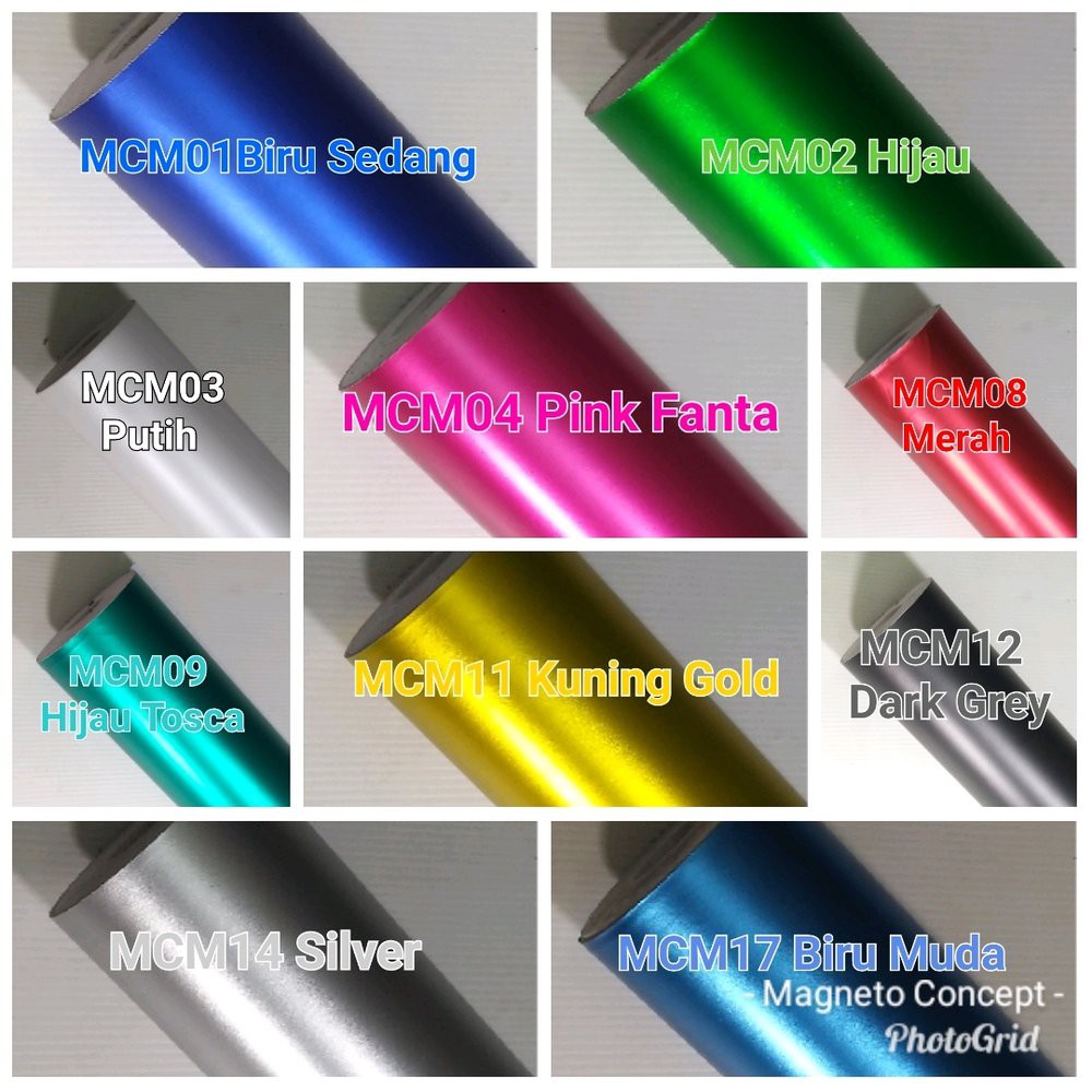 Sticker Metallic Doff Skotlet Metalik Dop Stiker Shopee Indonesia