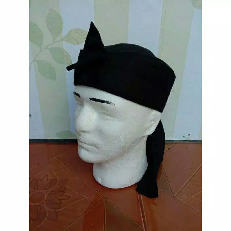 blangkon sunda jawa/blangkon hitam polos/iket sunda