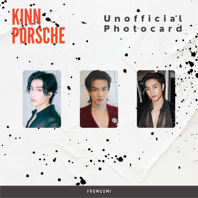 Photocard Actor Thailand Kinnporsche - BIBLE BUILD TA