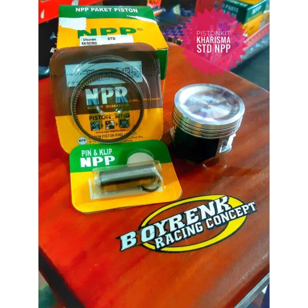 PISTON KIT KHARISMA || SUPRA X 125 OVZ 125,150,175 sd 200 NPP - BOYRENK RACING CONCEPT