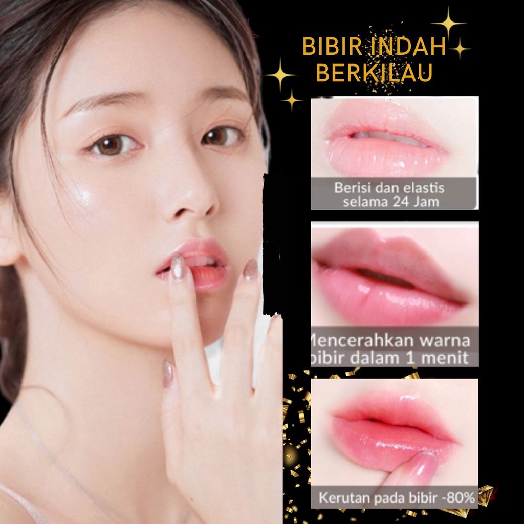 RAYSA CLINK Lip Serum | Serum Bibir Pemerah Pencerah Bibir Pink Alami