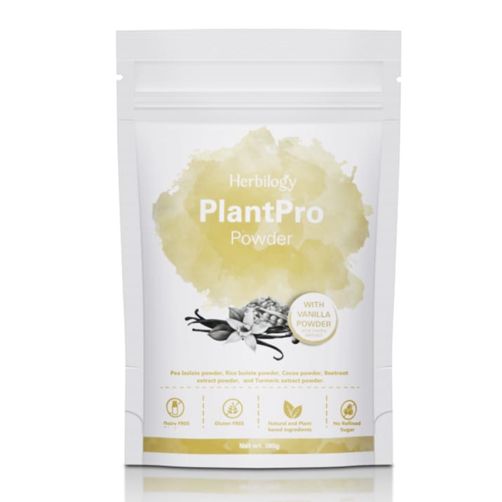 Herbilogy PlantPro Powder–Vanilla 280g (Plant Protein)