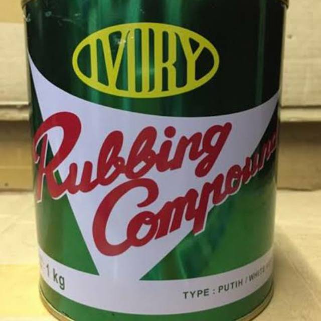 RUBBING COMPOUND, KOMPON PUTIH dan MERAH MOTOR & MOBIL, DEMPUL @1 KG