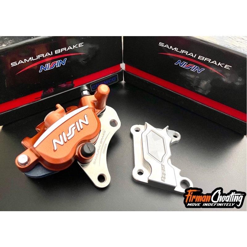 Jual Kaliper nissin 2piston plus briket breket disk/piringan 300mm pnp