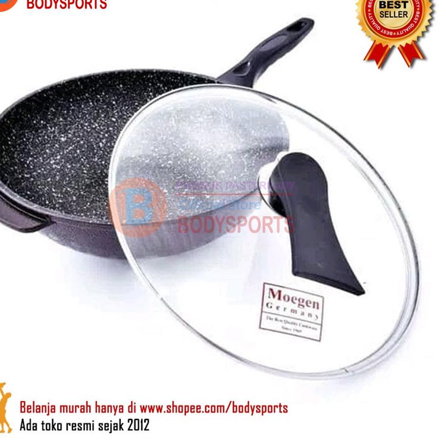 ♘ WOK PAN MOEGEN / Panci MUGEN GERMANY / Penggorengan Technologi NON STICK DIE CAST ۩