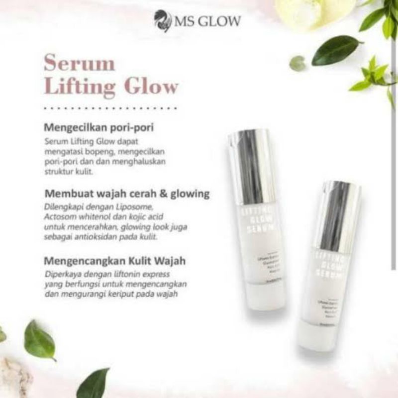 Ms glow lifting glow serum free gift