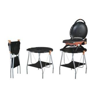 Produk Terbaik] O-Grill Meja Panggangan Lipat - Hitam