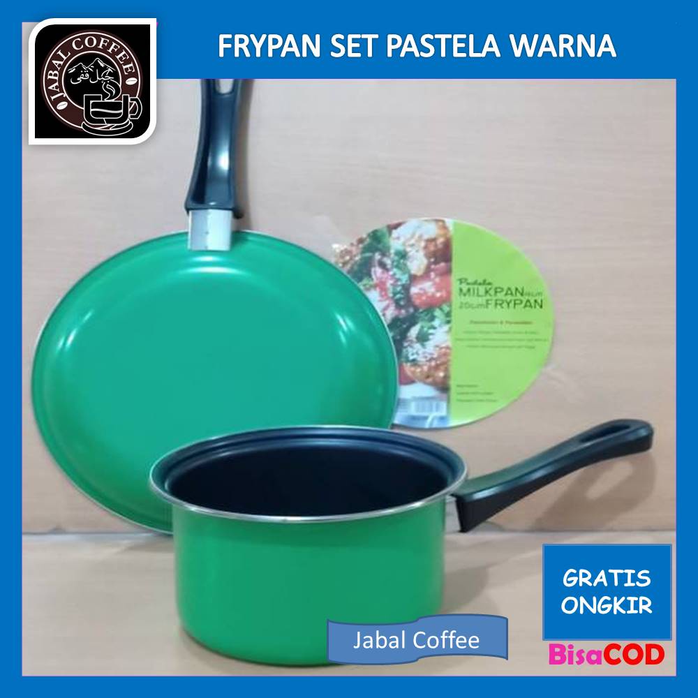 Panci Wajan Teflon Warna / Panci Pastela Frypan Diameter 20 Cm / Teflon Wajan Penggorengan