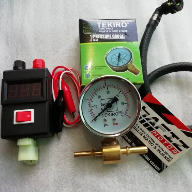 Alat ukur tekanan tekanan bahan bakar fuel pump dan dlc Honda digital presure gauge rotak