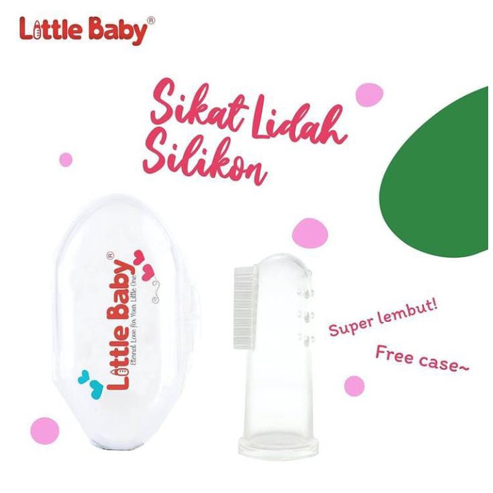 Little Baby - Sikat lidah bayi / Super Soft Silicone Finger Toothbrush – baby ministry / SIKAT LIDAH BAYI / SIKAT LIDAH / NOOMI FINGER TOOTHBRUSH