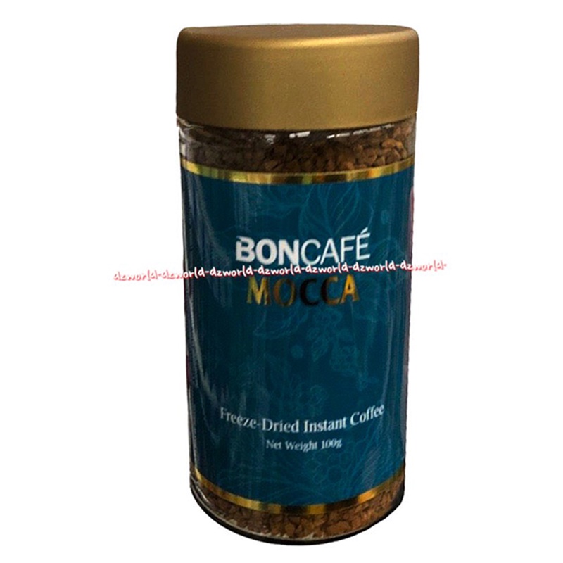 Boncafe Mocca 100gr Freeze Dried Instant Coffee Bon Cafe Moka Bubuk Kasar Kemasan Kaleng Botol Bon Kafe Kopi Instan Freze Dry Drie Moca Cofee Cofee Coffe