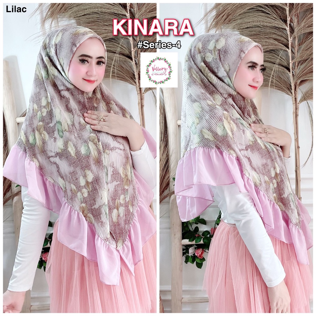 Jilbab Segiempat Segi Empat Square Kinara Plisket Ori Vallery Hijab-1