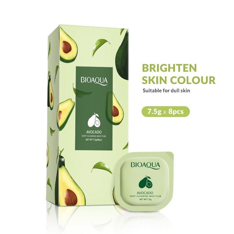 【BPOM】BIOAQUA Face Mask centella/Hyaluronic acid/Avocado mud mask