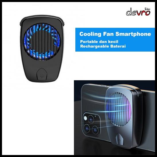 Cooling Fan Smartphone - Pendingin Hp - Rechangeable Baterai - Th10