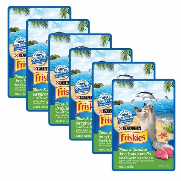 

Friskies Tuna & Sardine 80gr [6Pcs]