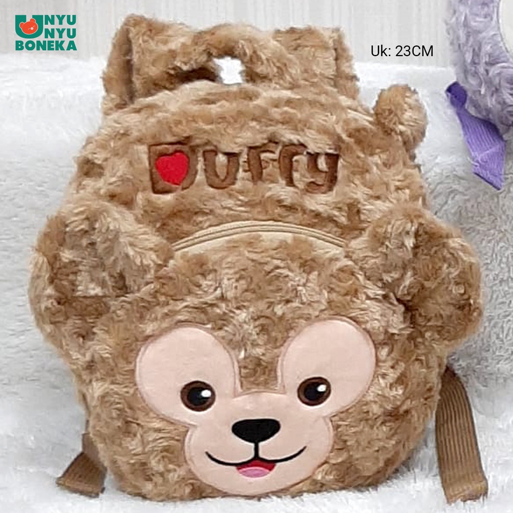 tas ransel bulu kids stella lou rabbit shelliemay duffy bear disney