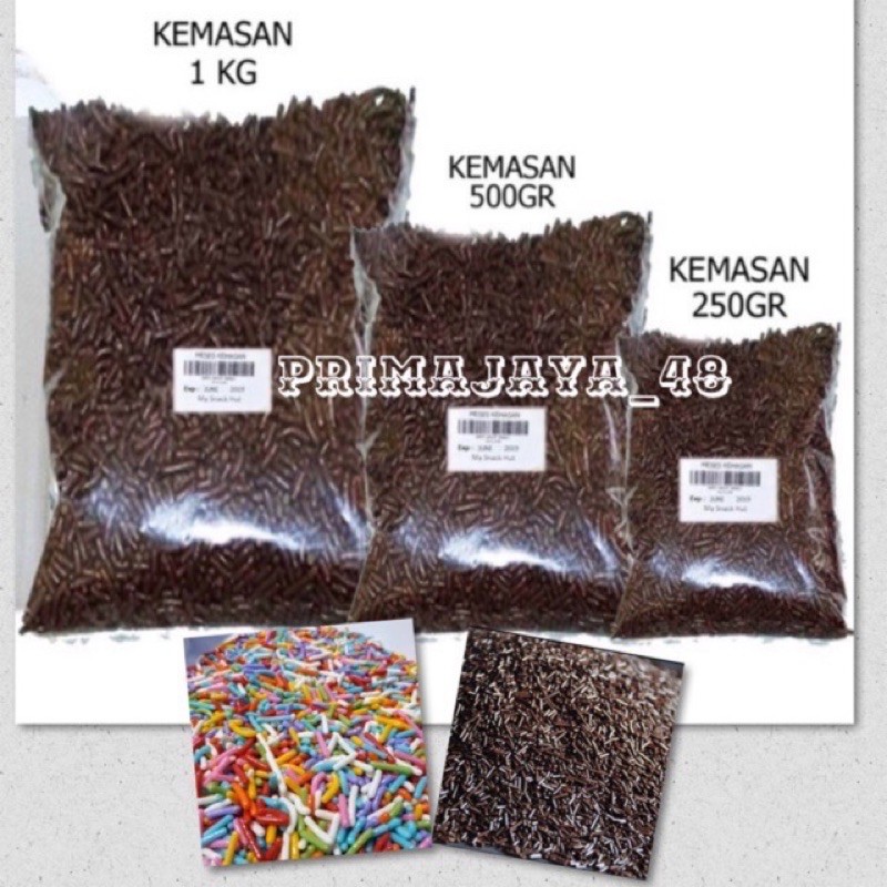 

REPACK: 250G - MEISES CHOCOLATE/RAINBOW MESES/CHOCORICE/COKLAT (HOLLAND,TULIP,ELMER,PAAROT,DLL)