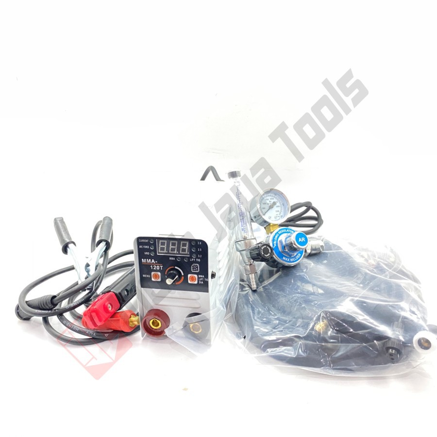 PAKET LAS ARGON TIGWELD 120 + Stang Las TIG + Regulator Argon